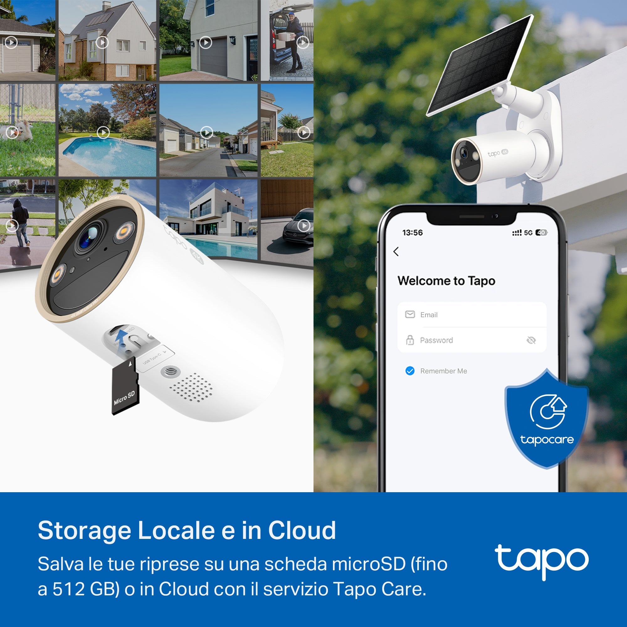 Tapo C460 KIT Telecamera Wi-Fi Esterno a Batteria 4K 8MP con Panello Solare, Visione Notturna a Colori Starlight, Base Magnetica TP-Link Showroom viveresmart.store & augmentedrealityoffers.com - P. IVA 02867250694 - DI PENTA ALESSIO - VIALE NETTUNO 167, 66023, FRANCAVILLA AL MARE (CH) - REA CH-438573