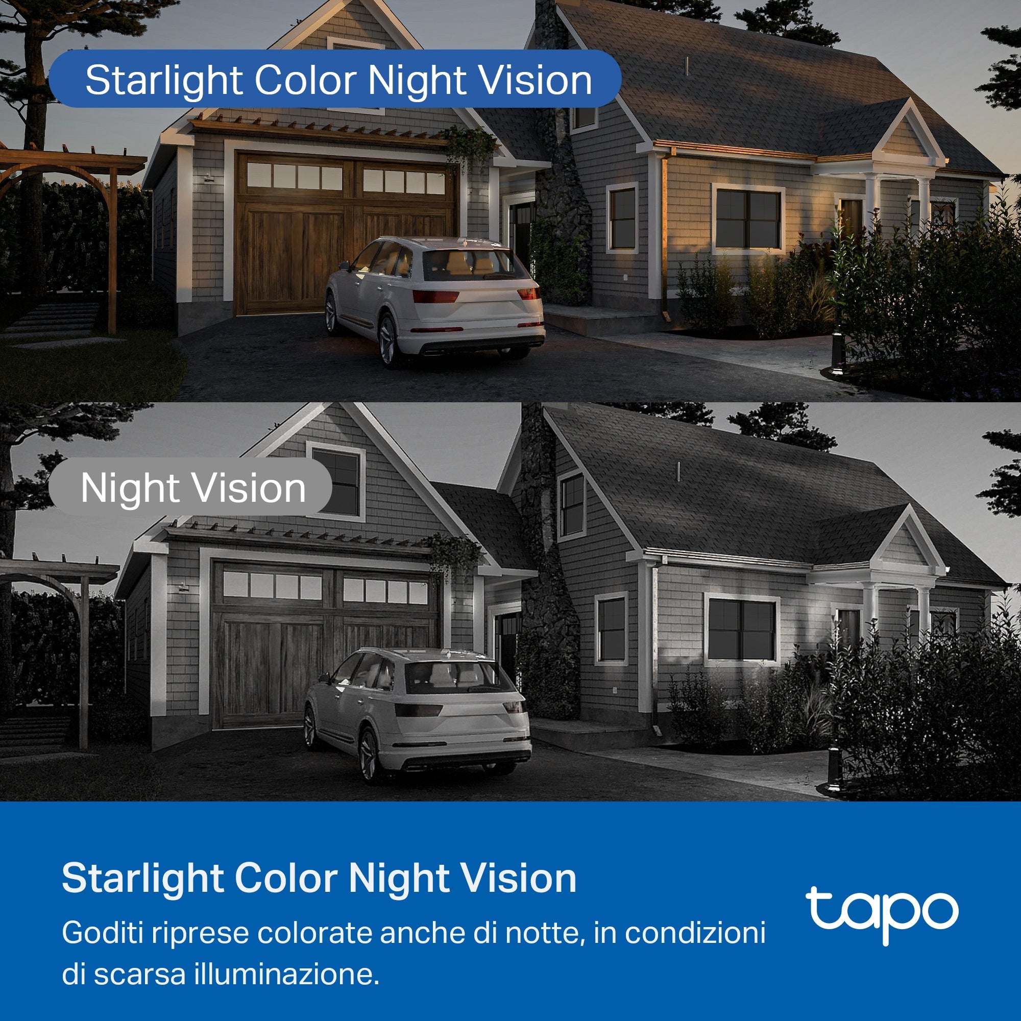 Tapo C530WS Telecamera Wi-Fi Esterno, 3K 5MP, 360° Visuale, Visione Notturna a Colori Starlight, Wi-Fi/Ethernet, ⚠️Non a batteria TP-Link Showroom viveresmart.store & augmentedrealityoffers.com - P. IVA 02867250694 - DI PENTA ALESSIO - VIALE NETTUNO 167, 66023, FRANCAVILLA AL MARE (CH) - REA CH-438573