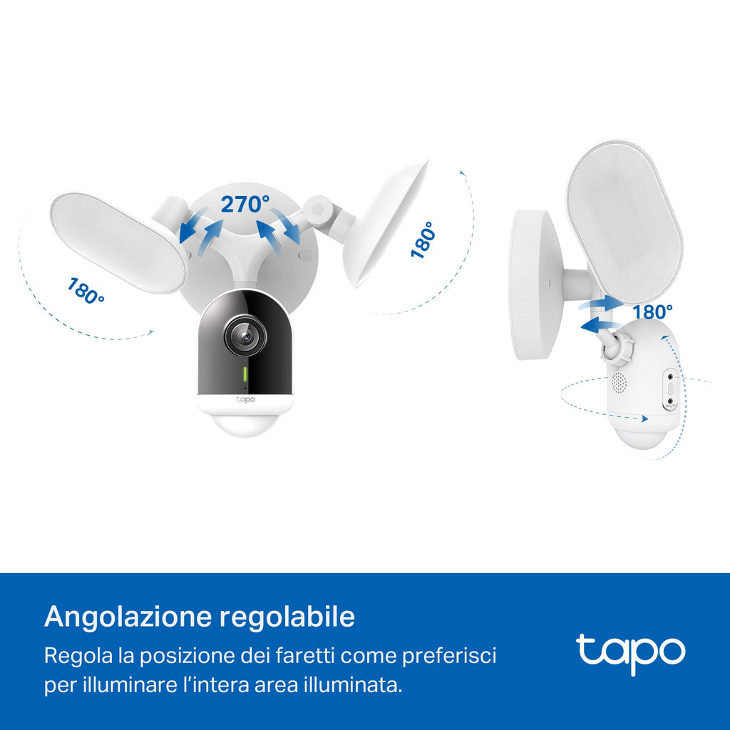 Tapo C720 Telecamera Wi-Fi Esterno 2K 4MP Smart AI Floodlight, Visione Notturna e Proiettori 2800-Lumen TP-Link Showroom viveresmart.store & augmentedrealityoffers.com - P. IVA 02867250694 - DI PENTA ALESSIO - VIALE NETTUNO 167, 66023, FRANCAVILLA AL MARE (CH) - REA CH-438573