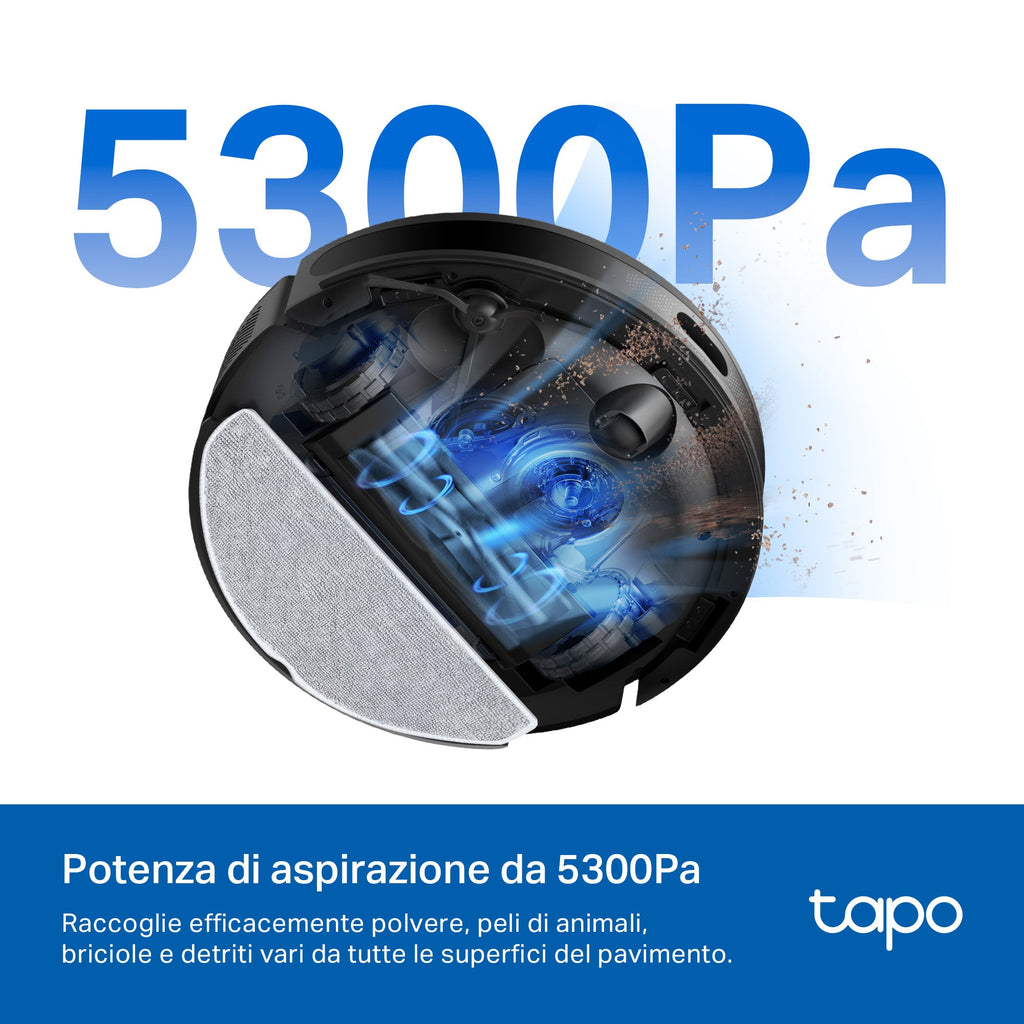Tapo RV20 Max Robot Aspirapolvere, Navigazione LiDAR MagSlim, ⚠️Offerta Prime Una Videocamera In Omaggio