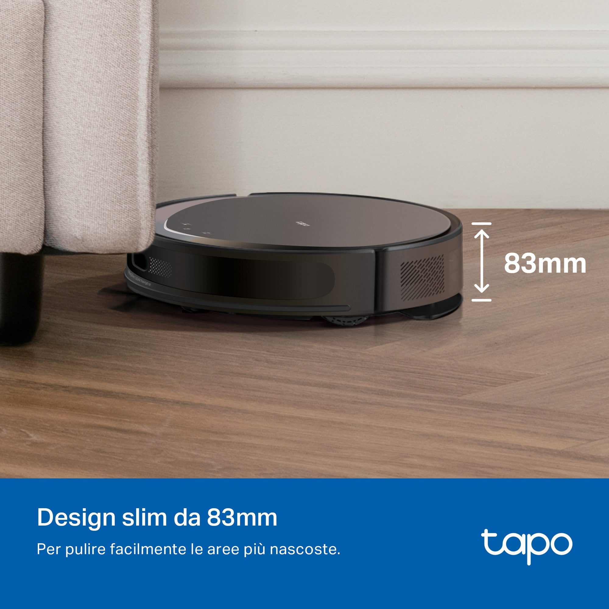 Tapo RV20 Max Robot Aspirapolvere, Navigazione LiDAR MagSlim, ⚠️Offerta Prime Una Videocamera In Omaggio