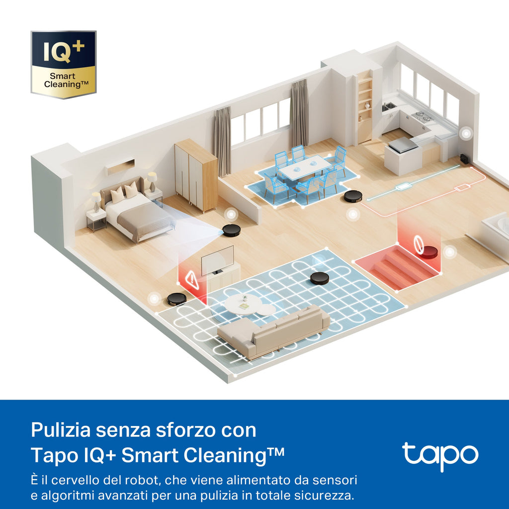 Tapo RV20 Max Robot Aspirapolvere, Navigazione LiDAR MagSlim, ⚠️Offerta Prime Una Videocamera In Omaggio