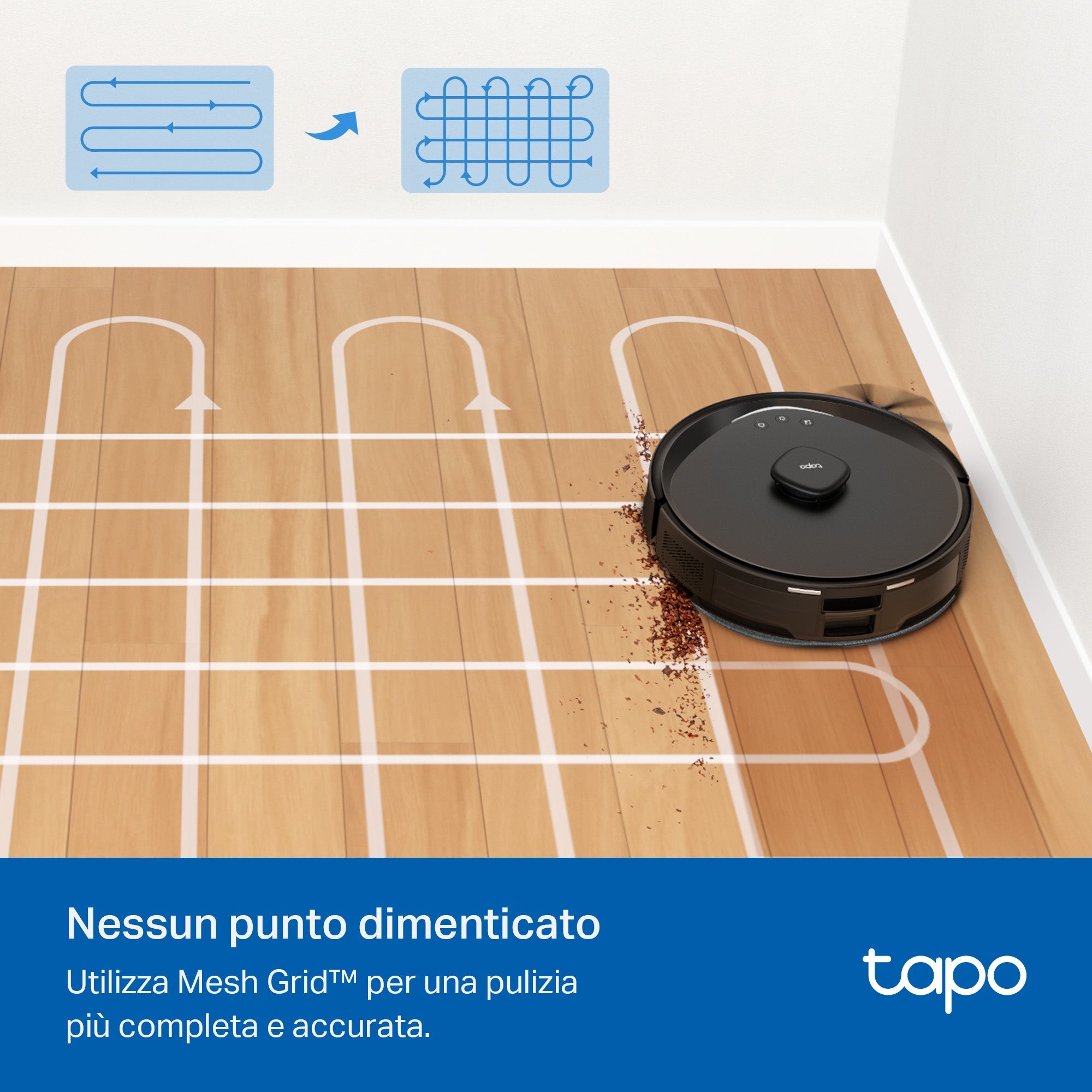 Tapo RV30 Max Robot Aspirapolvere, Doppia Navigazione LiDAR+IMU, ⚠️Offerta Prime Una Videocamera In Omaggio