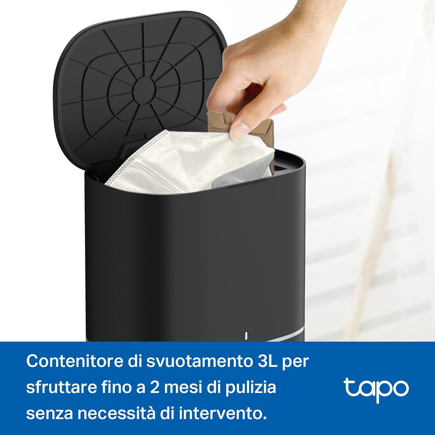 Tapo RV30 Max Plus Robot Aspirapolvere, All-in-one, Doppia Navigazione LiDAR+IMU,⚠️Aggiungi al carrello: Un Faretto LED gratis!