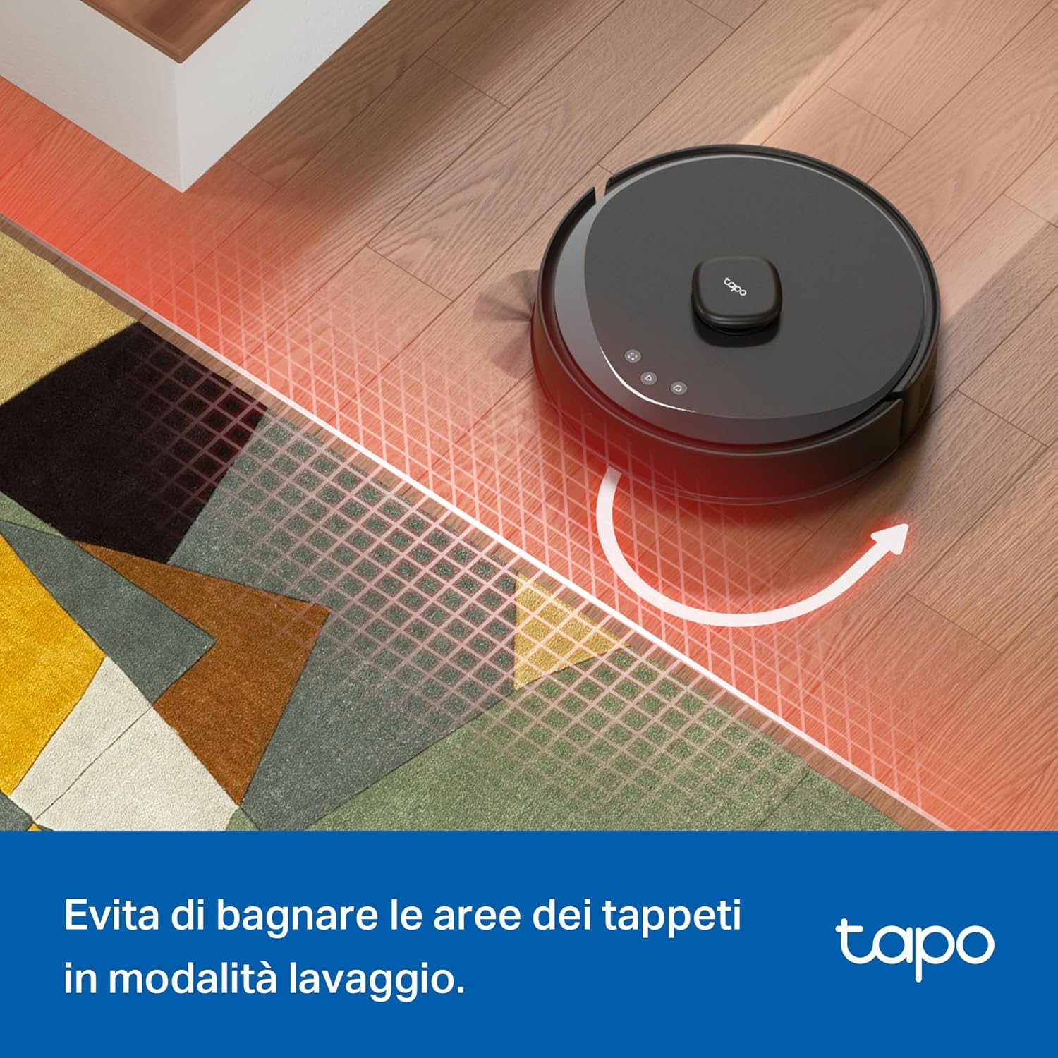 Tapo RV30 Max Plus Robot Aspirapolvere, All-in-one, Doppia Navigazione LiDAR+IMU,⚠️Aggiungi al carrello: Un Faretto LED gratis!