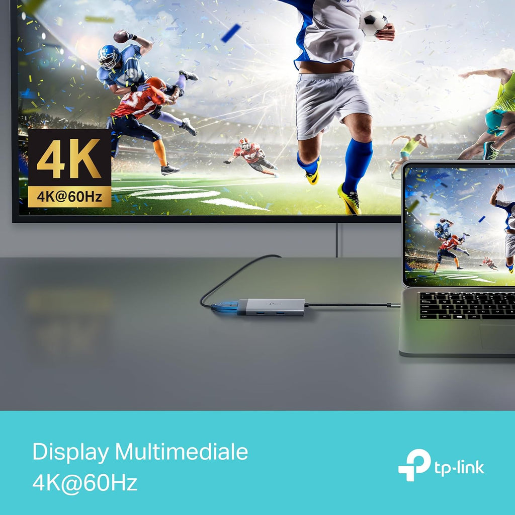 UH5020C Hub USB-C 5 in 1, HDMI 4K@60Hz TP-Link Showroom viveresmart.store & augmentedrealityoffers.com - P. IVA 02867250694 - DI PENTA ALESSIO - VIALE NETTUNO 167, 66023, FRANCAVILLA AL MARE (CH) - REA CH-438573