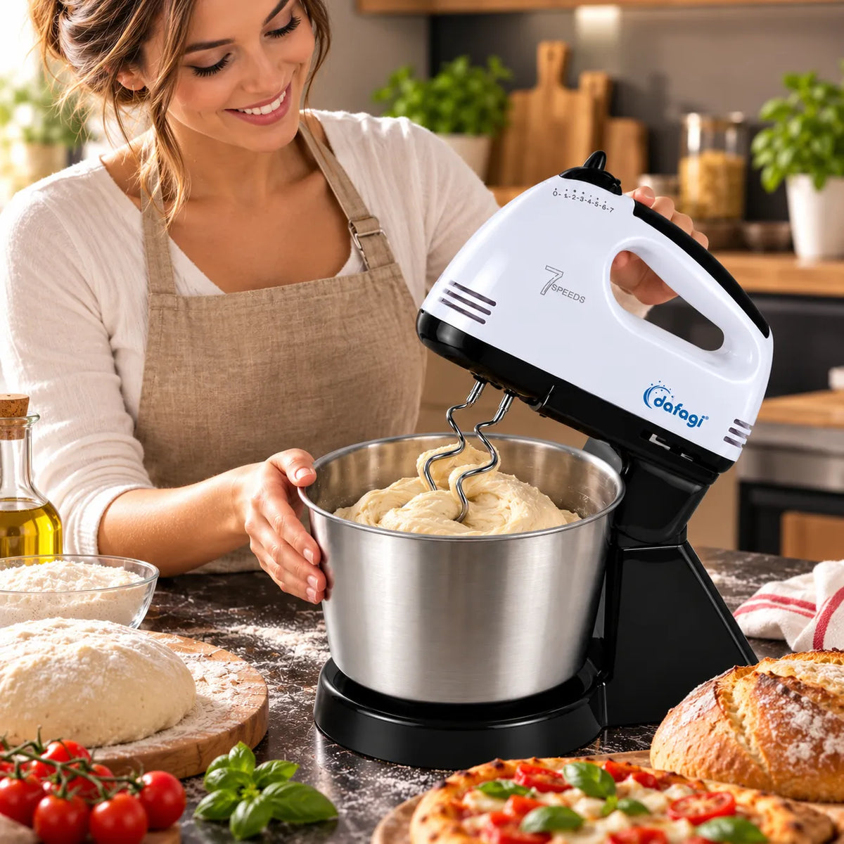 Sbattitore con Ciotola Inox