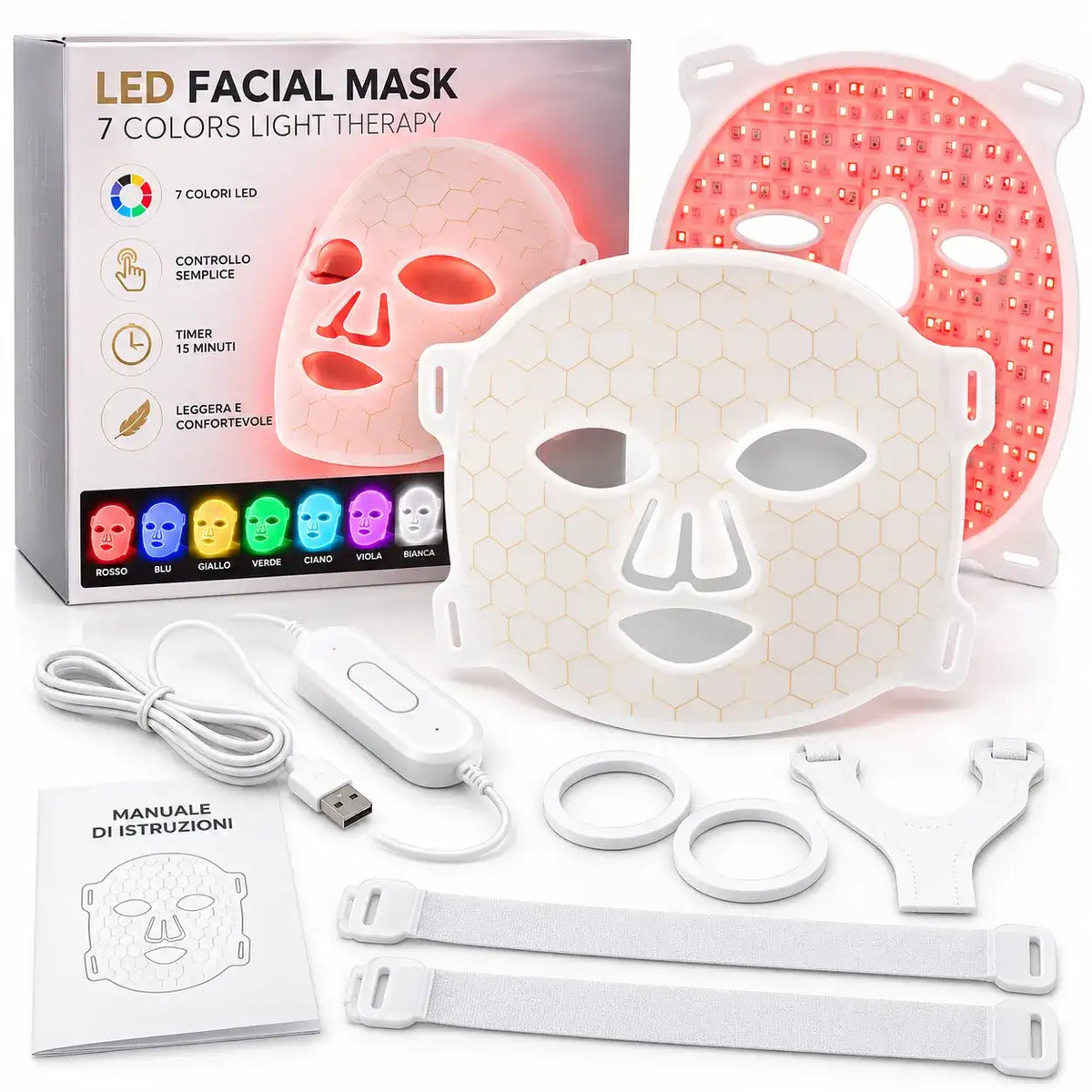 Maschera Facciale Fototerapia - MercatoneSmart.it