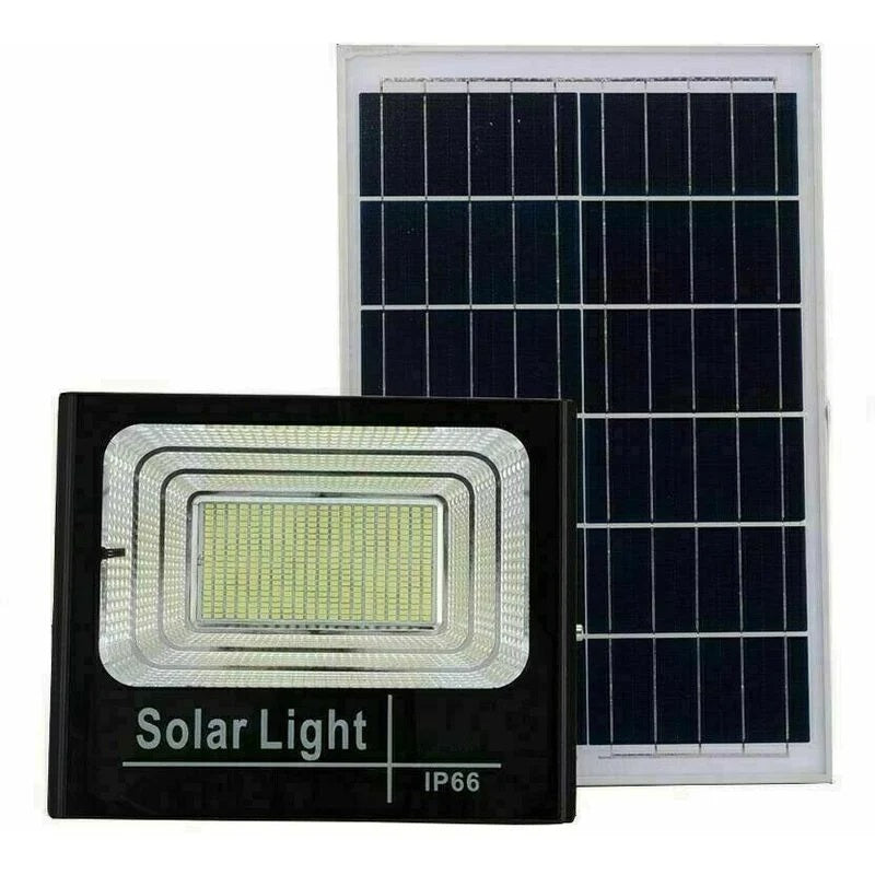 Faro led con pannello solare luce fredda crepuscolare esterno