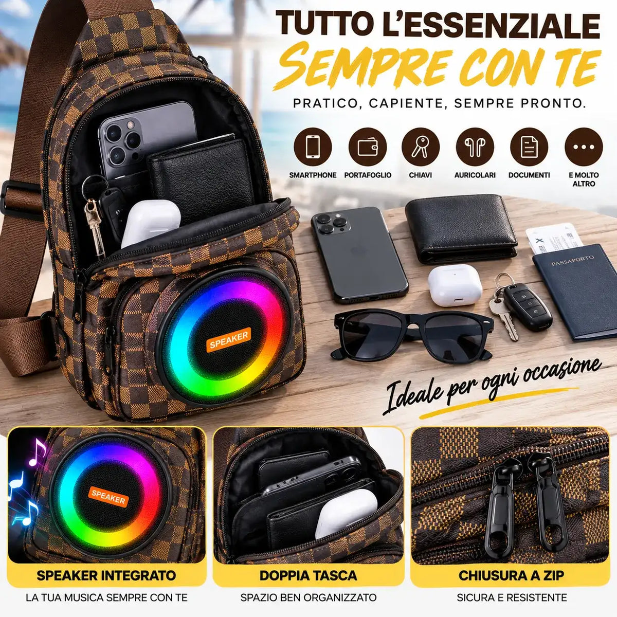 Monospalla con speaker - MercatoneSmart.it