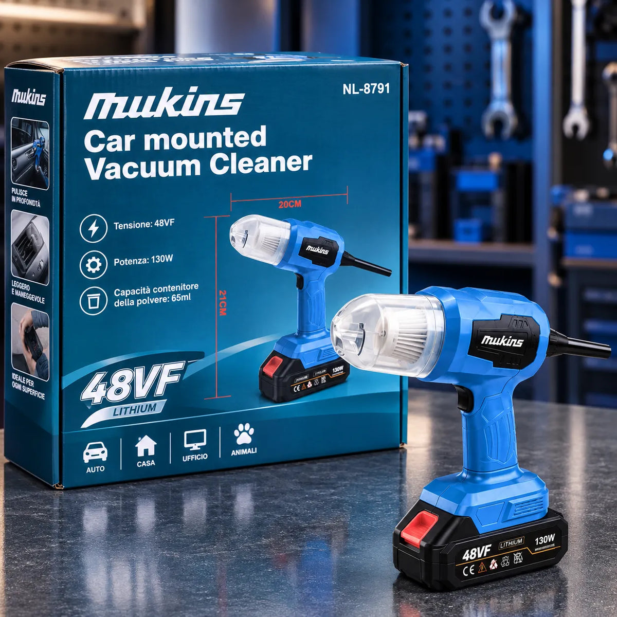 Mini Aspirapolvere 130W