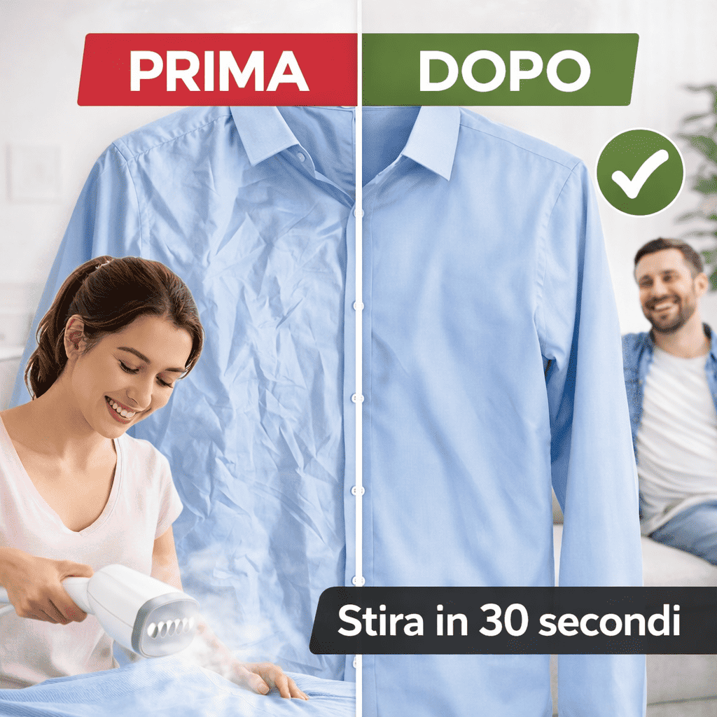 Ferro da Stiro Portatile a Vapore - MercatoneSmart.it