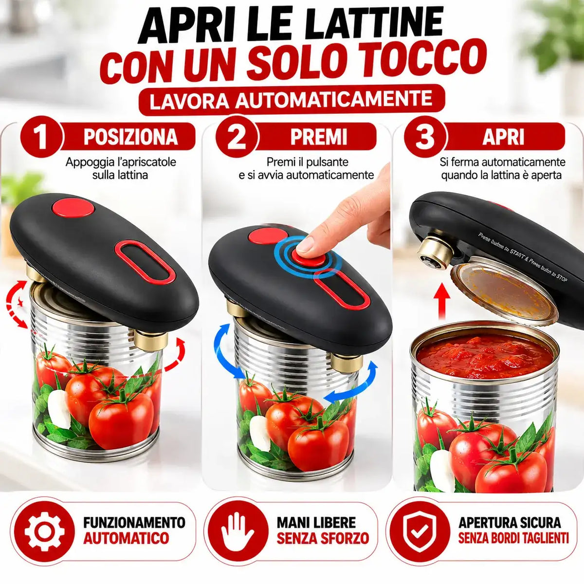 Apriscatole Automatico - MercatoneSmart.it