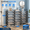 Scarpiera Modulabile Salvaspazio - MercatoneSmart.it