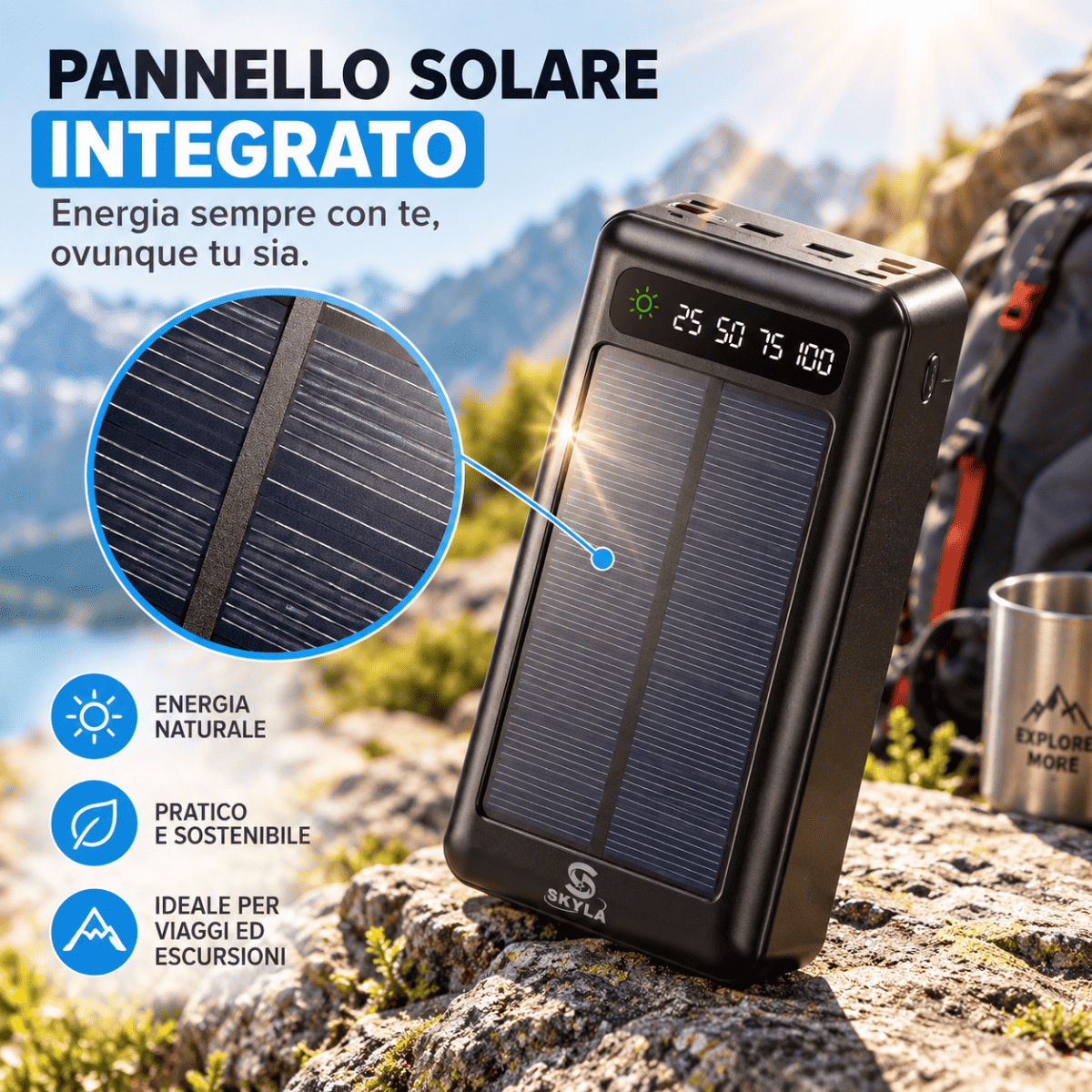 Power Bank Solare SKYLA
