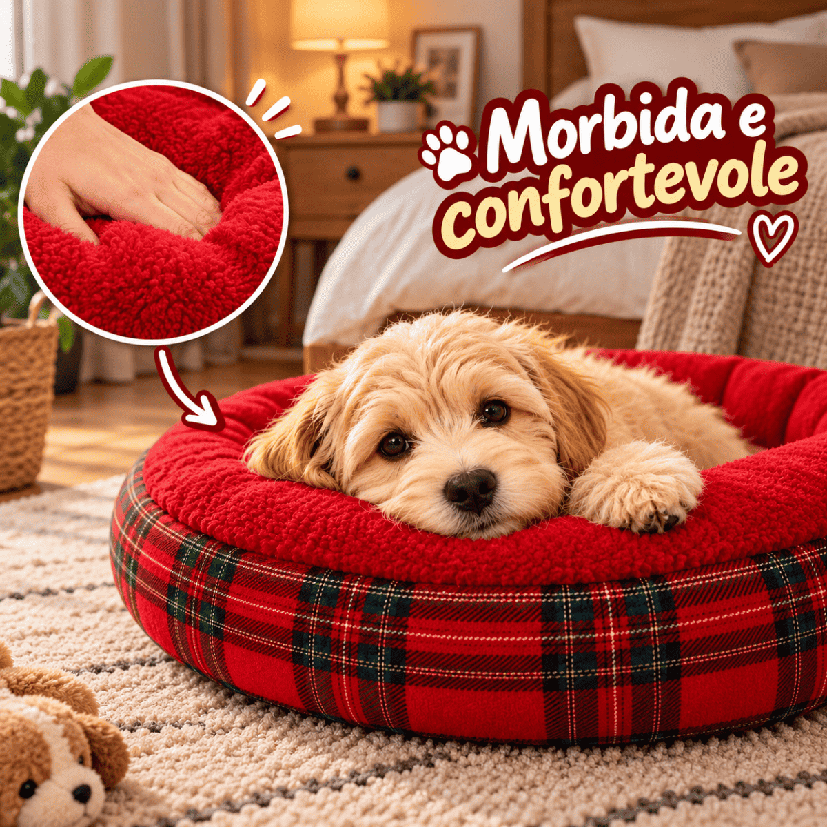 Cuccia Cuscino Natalizio