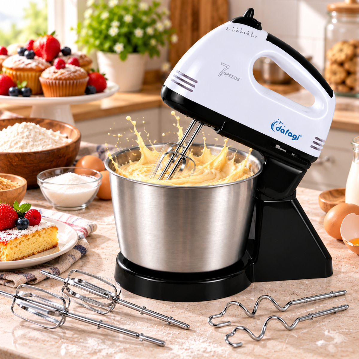 Sbattitore con Ciotola Inox