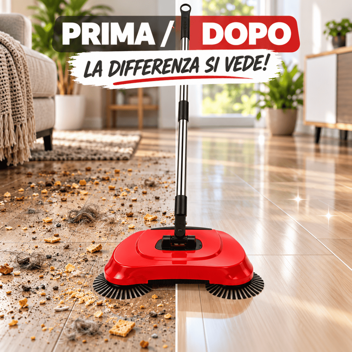 Scopa Spazzatrice Meccanica - Mercatone Smart