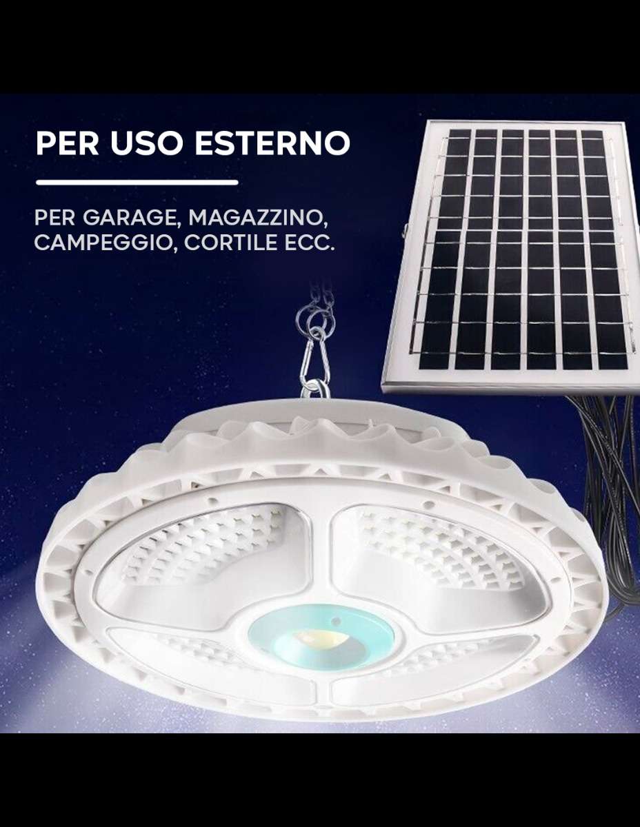Plafoniera 400W Solare - MercatoneSmart.it