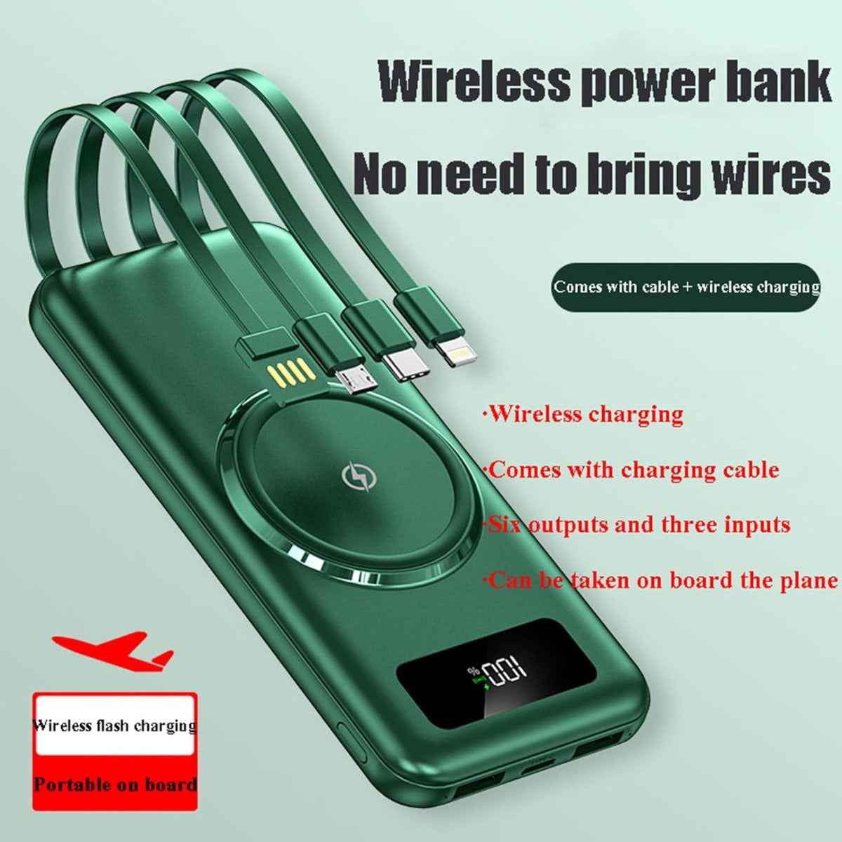 Mini Power Bank Wireless 20000mAh - MercatoneSmart.it