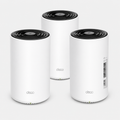 Deco PX10 Sistema Mesh Wi-Fi 6 AX1500 + Powerline AV1000, 3 Porte Gigabit, 3pz