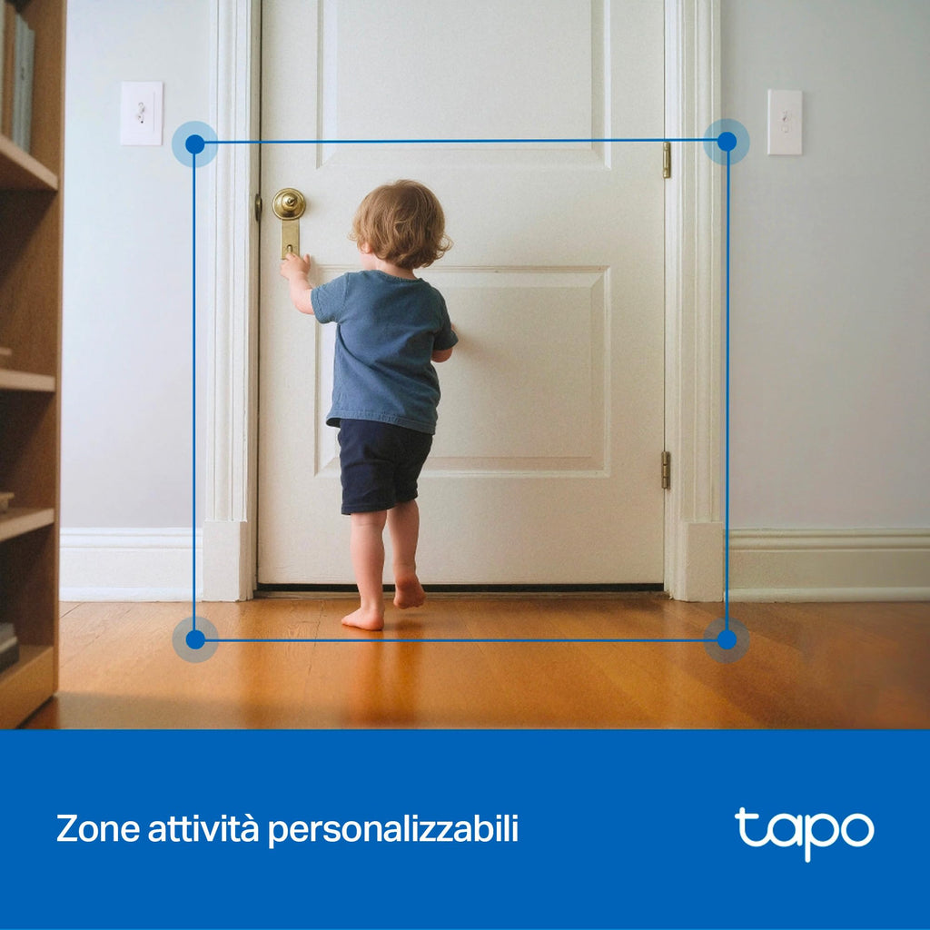 Tapo C250 Telecamera Wi-Fi Interno 4K 8MP, 360° Visuale, Rilevamento AI Persone/Animali/Neonati, Visione Notturna IR TP-Link Showroom viveresmart.store & augmentedrealityoffers.com - P. IVA 02867250694 - DI PENTA ALESSIO - VIALE NETTUNO 167, 66023, FRANCAVILLA AL MARE (CH) - REA CH-438573