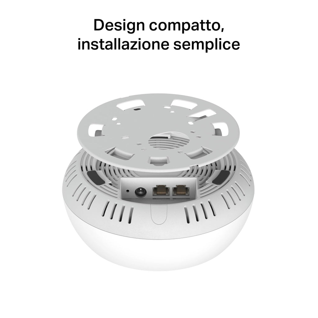 Deco BE65-PoE Sistema Mesh Wi-Fi 7 Tri-Band BE11000Mbps, 2 Porte 5Gbps, Supporto PoE, 3pz