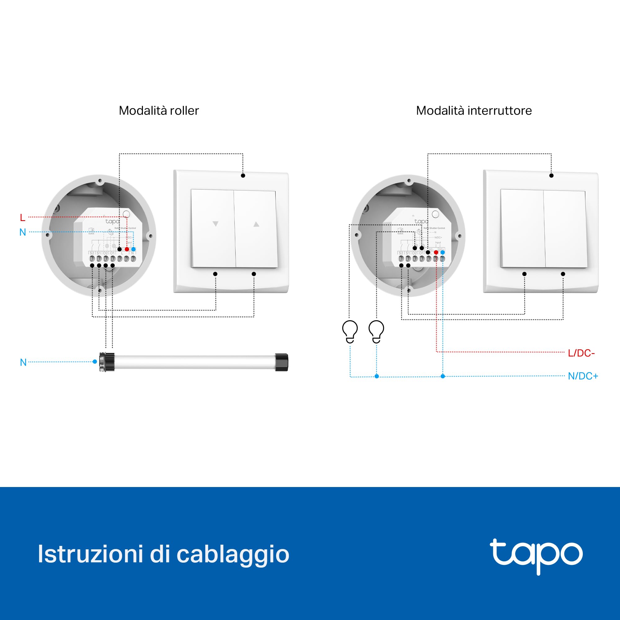 Tapo S112 Relè Interruttore con Misurazione di Consumo, Intelligente WiFi e Bluetooth a 2 Canali 6A, 3pz