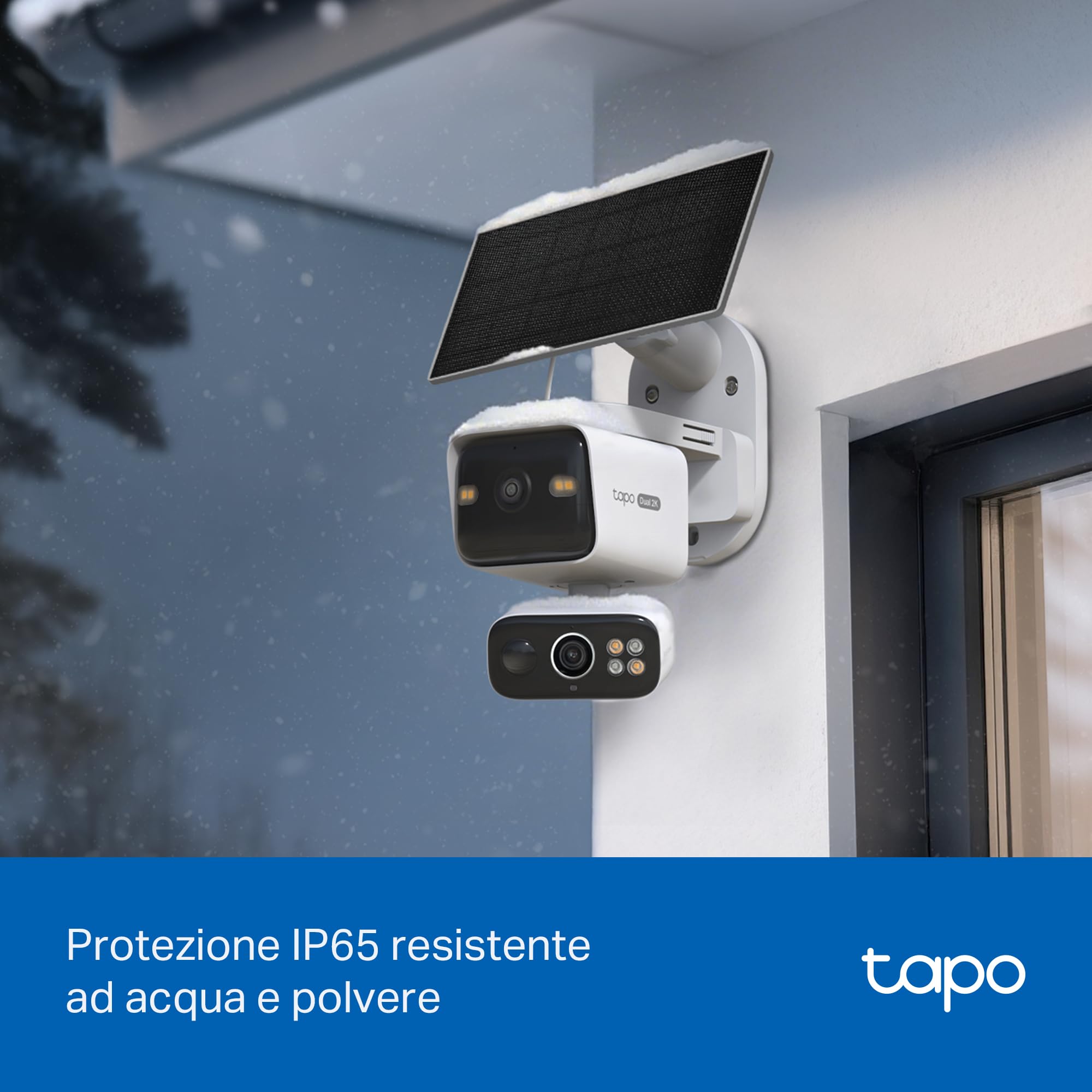 Tapo C645D KIT Telecamera Wi-Fi Esterno a Batteria con Doppio Obiettivo 2K 3MP, Pan/Tilt 360°, Pannello Solare, Visione Notturna a Colori, Rilevamento AI senza Abbonamento TP-Link Showroom viveresmart.store & augmentedrealityoffers.com - P. IVA 02867250694 - DI PENTA ALESSIO - VIALE NETTUNO 167, 66023, FRANCAVILLA AL MARE (CH) - REA CH-438573