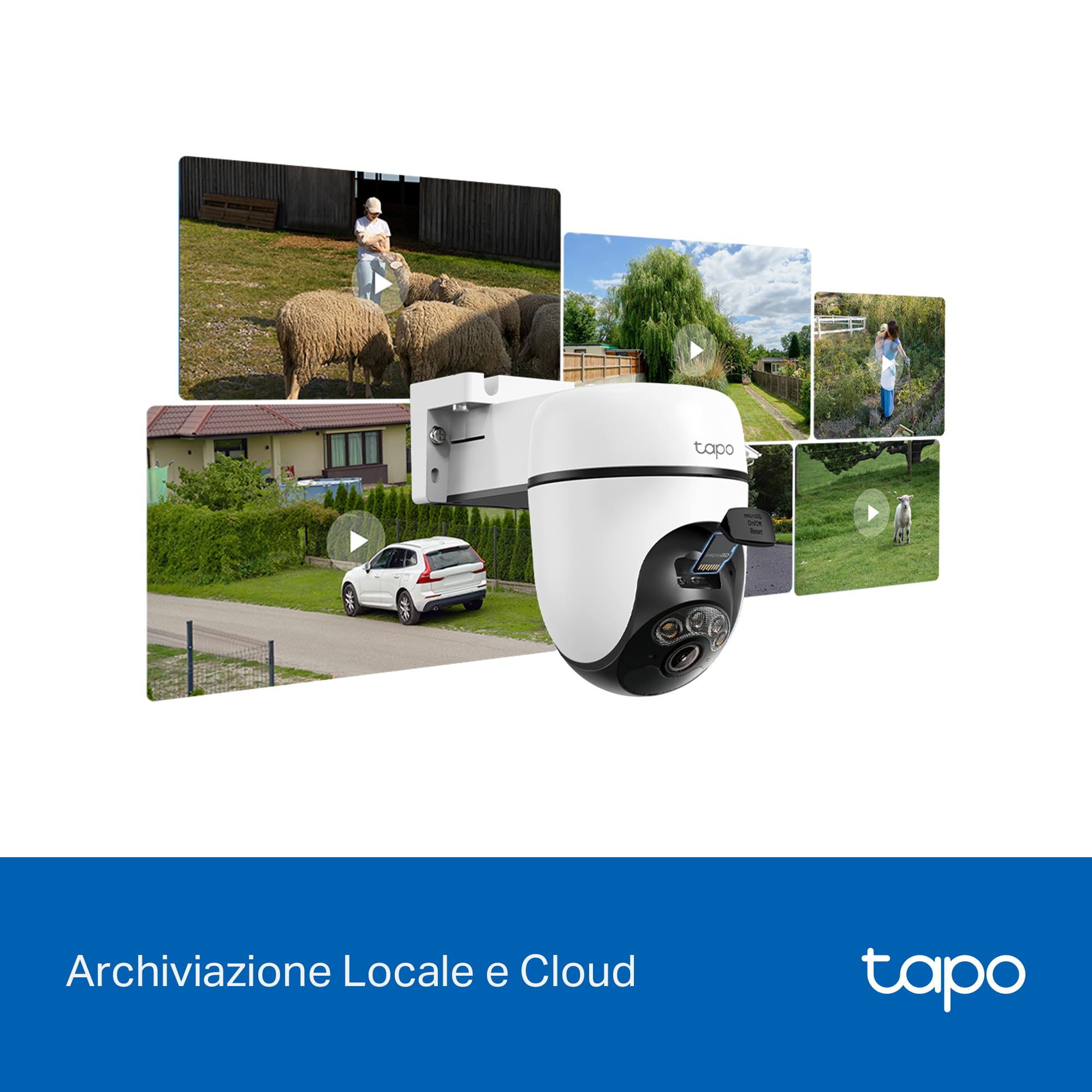 Tapo C630 KIT Telecamera Wi-Fi Esterno 3K 5MP Senza Fili con Pannello Solare, 360° PTZ, Batteria 6700mAh TP-Link Showroom viveresmart.store & augmentedrealityoffers.com - P. IVA 02867250694 - DI PENTA ALESSIO - VIALE NETTUNO 167, 66023, FRANCAVILLA AL MARE (CH) - REA CH-438573