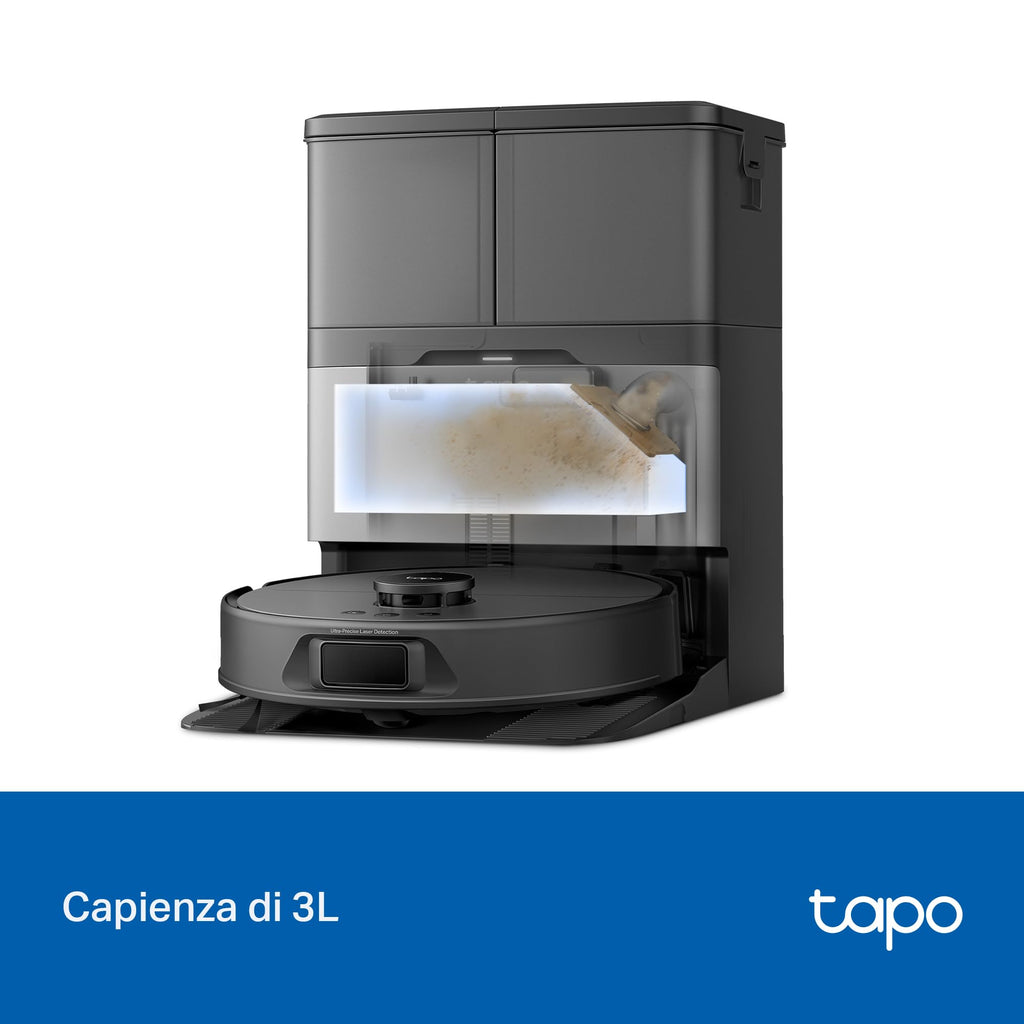 Tapo RVA210 Sacchetto per la Polvere Monouso per Robot Aspirapolvere Tapo, 5pz, Compatibile con Tapo RV50 Pro Omni