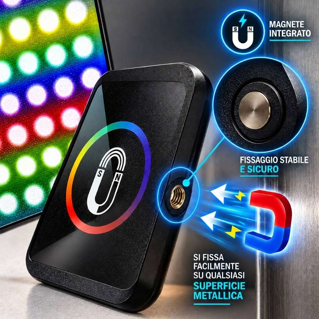Pannello LED RGB Magnetico