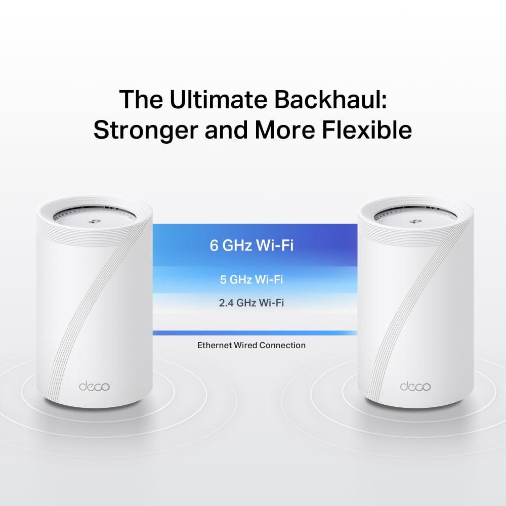 Deco BE68 Sistema Mesh Wi-Fi 7 Tri-Band BE14000Mbps, Porta 10Gbps, 3pz
