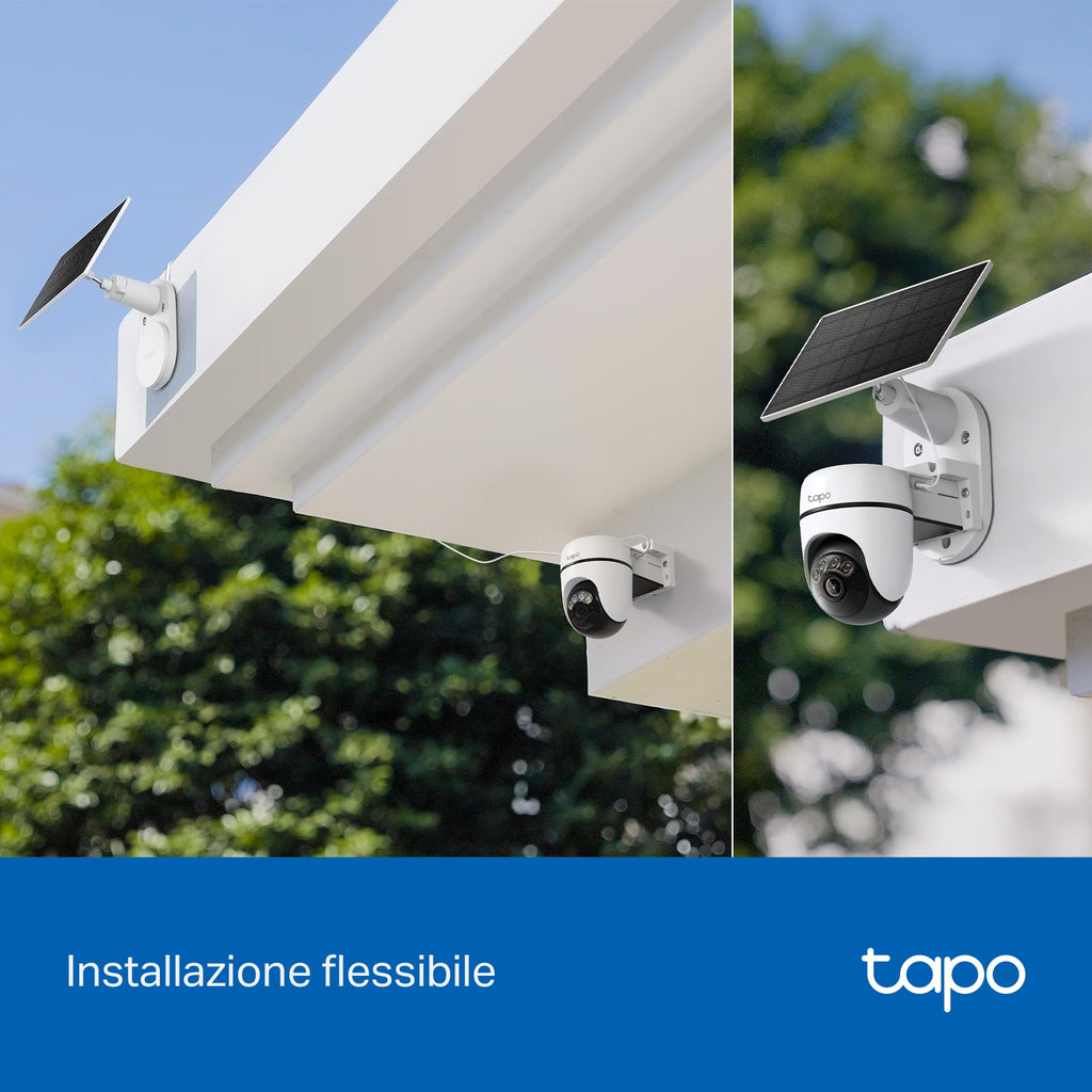 Tapo C630 KIT Telecamera Wi-Fi Esterno 3K 5MP Senza Fili con Pannello Solare, 360° PTZ, Batteria 6700mAh TP-Link Showroom viveresmart.store & augmentedrealityoffers.com - P. IVA 02867250694 - DI PENTA ALESSIO - VIALE NETTUNO 167, 66023, FRANCAVILLA AL MARE (CH) - REA CH-438573