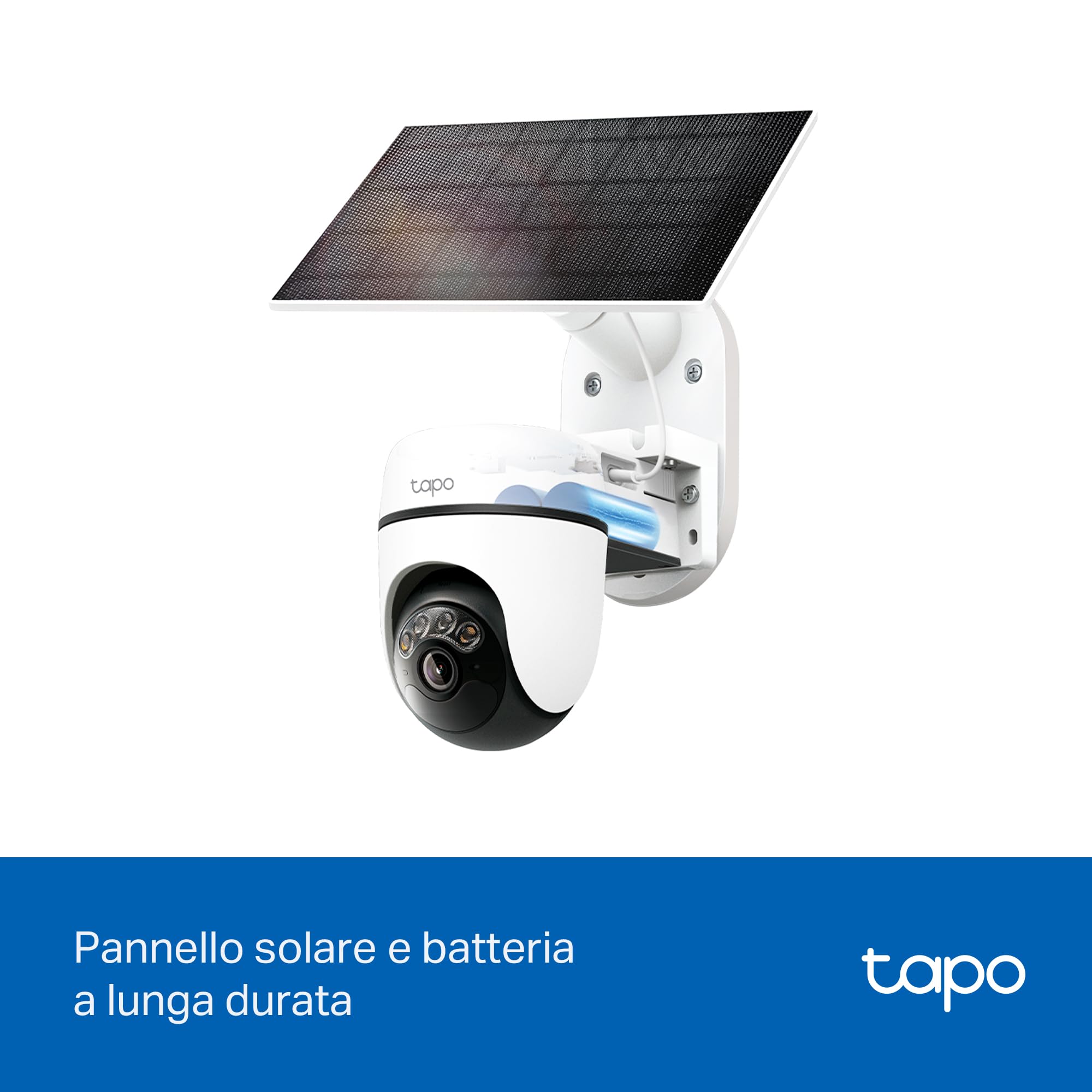 Tapo C630 KIT Telecamera Wi-Fi Esterno 3K 5MP Senza Fili con Pannello Solare, 360° PTZ, Batteria 6700mAh TP-Link Showroom viveresmart.store & augmentedrealityoffers.com - P. IVA 02867250694 - DI PENTA ALESSIO - VIALE NETTUNO 167, 66023, FRANCAVILLA AL MARE (CH) - REA CH-438573