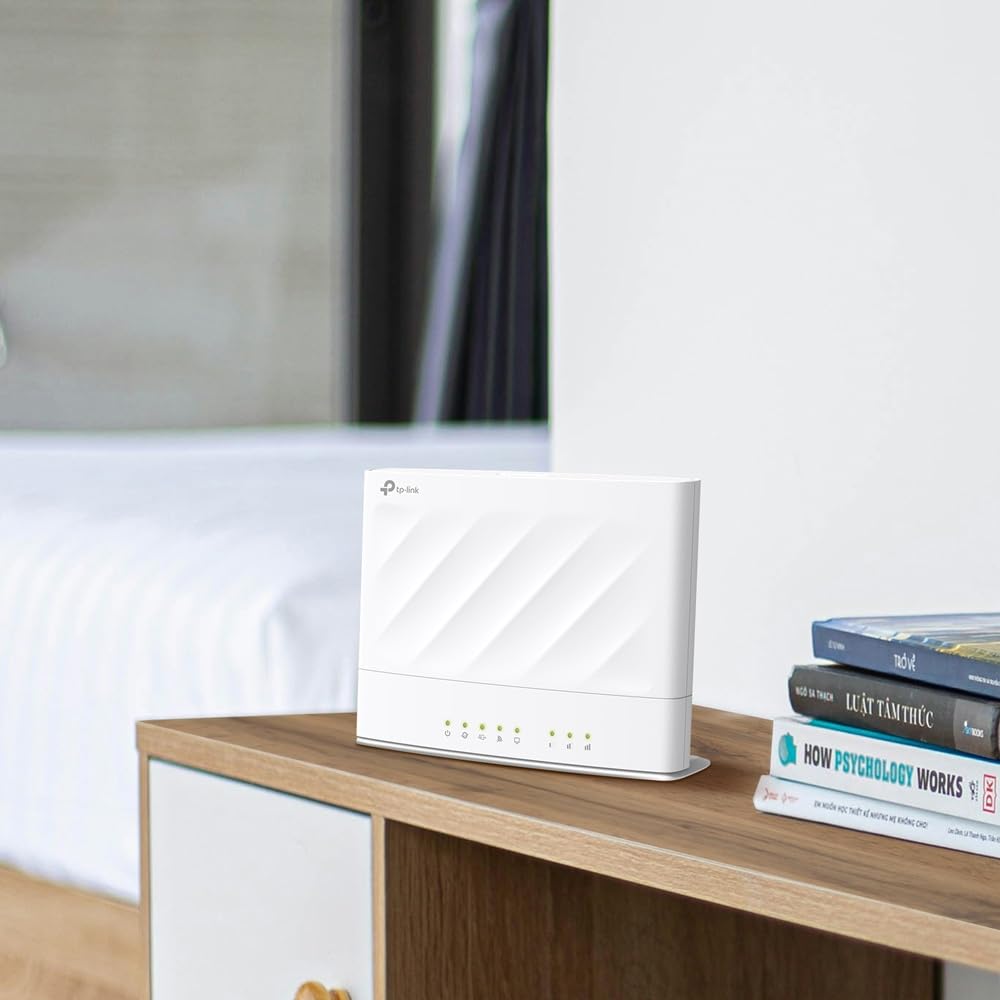 Archer MX1500 Router WiFi con SIM, 4G+ CAT6 WiFi 6 AX1500Mbps, 4 Porte Gigabit, Plug & Play