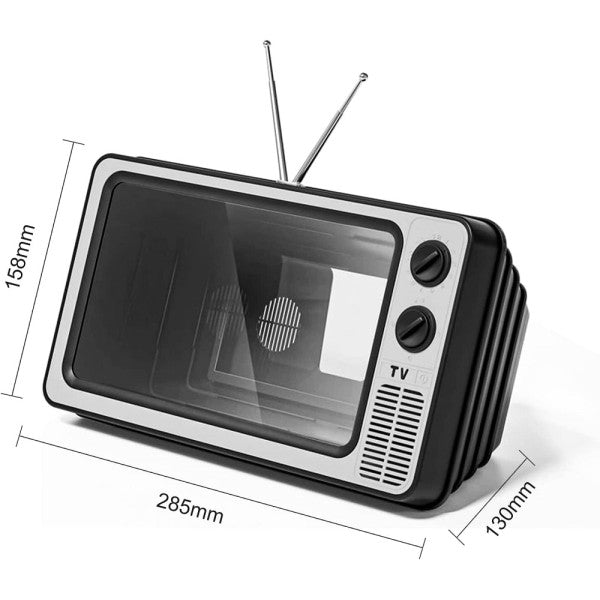 Lente Ingrandimento 12" 3d Hd Schermo Per Telefono Cellulare Supporto Pieghevole