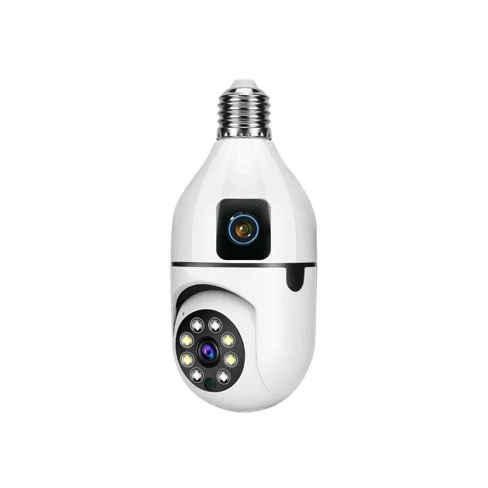 Telecamera Lampadina E27 WiFi 4MP Dual Lens YOOSEE PTZ Sicurezza Visione Notturna