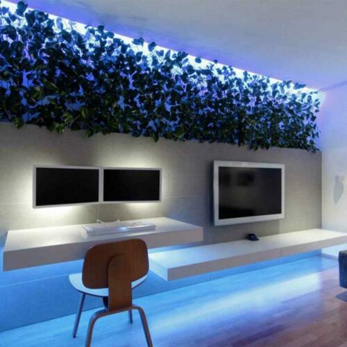 STRISCIA LED 5050RGB LUCE MULTICOLORE 5M + CONTROLLER E ALIMENTATORE