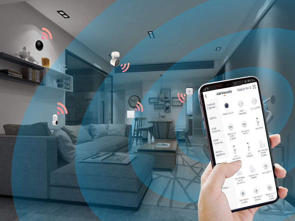 Smart WiFi 3MP IP Camera Security Rilevamento automatico del movimento Citofono vocale