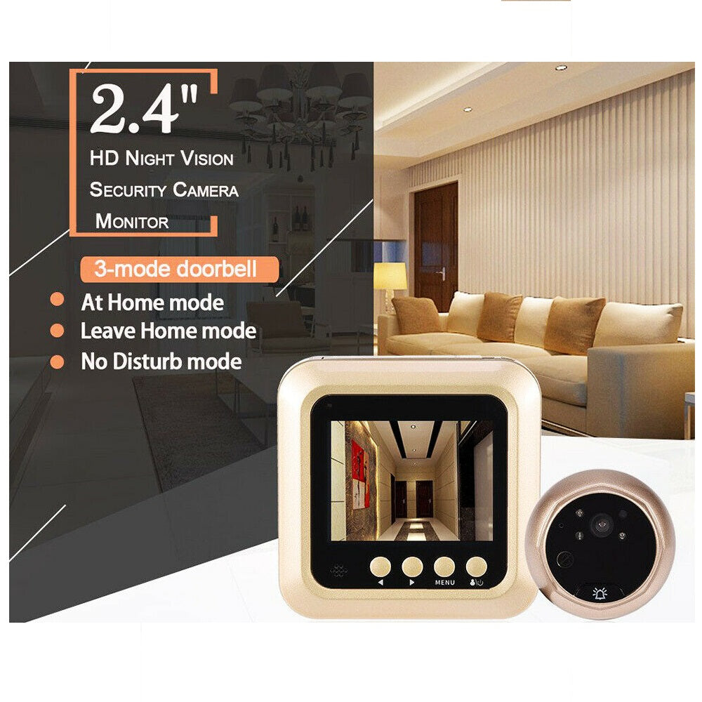 Spioncino digitale elettronico porta campanello telecamera schermo LCD 2.4" W5