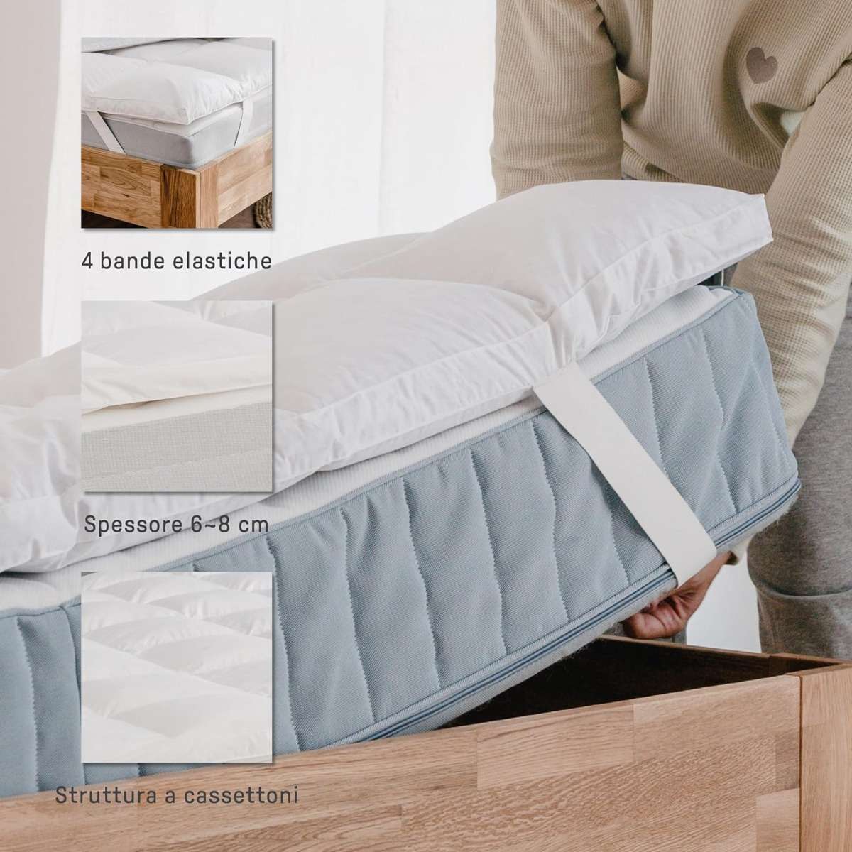 Topper Matrimoniale 160x200 - Mercatone Smart